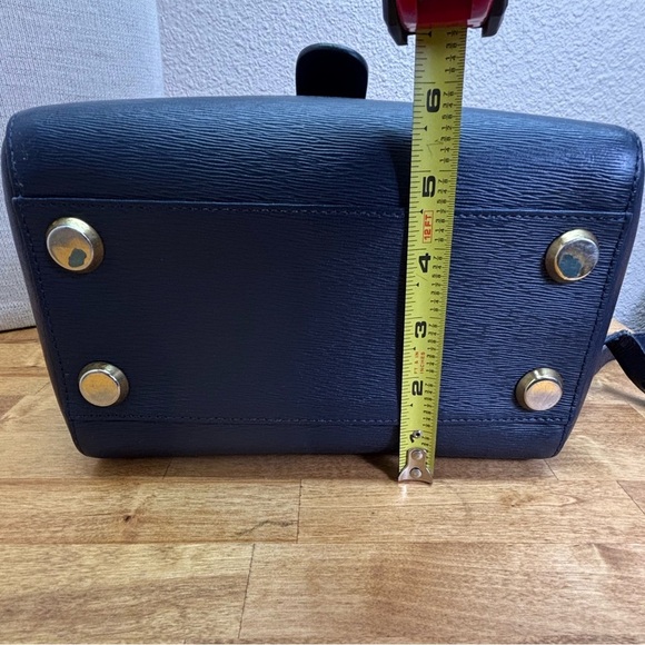 Senreve Mini Maestra Navy Mimosa Leather Convertible Bag main image 14
